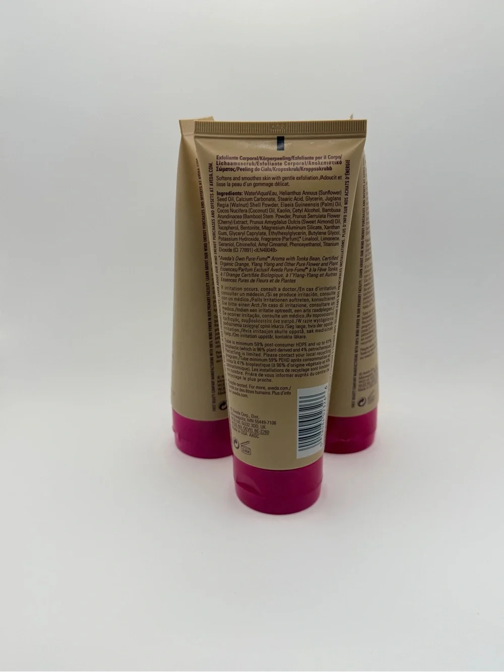 AVEDA Cherry Almond Body Scrub 6.7 oz NEW 3 pack